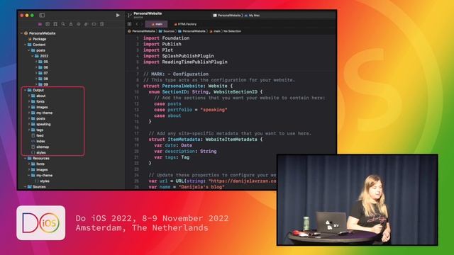 Swift your personal website using Publishj - Danijela Vrzan - Do iOS 2022 (English) смотреть онлайн