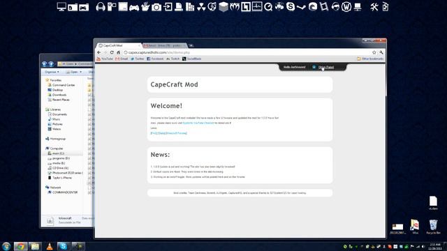 Minecraft Mod Review: CUSTOM CAPES! (Installation / Walkthrough) смотреть онлайн