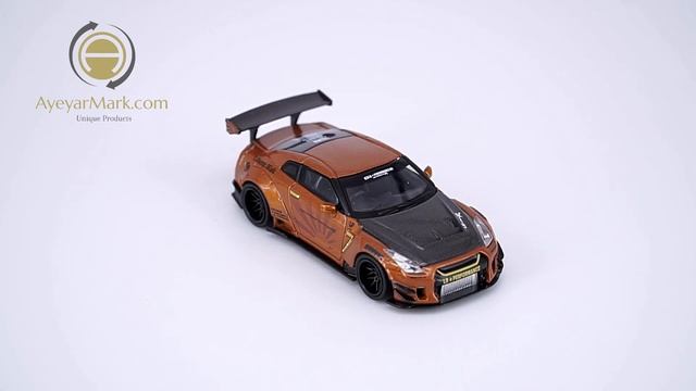 MINIGT 1: 64 LB★WORKS Nissan GT-R R35 Metallic Brown Indonesia IDE 2019 Exclusive RHD MGT00069-R смотреть онлайн
