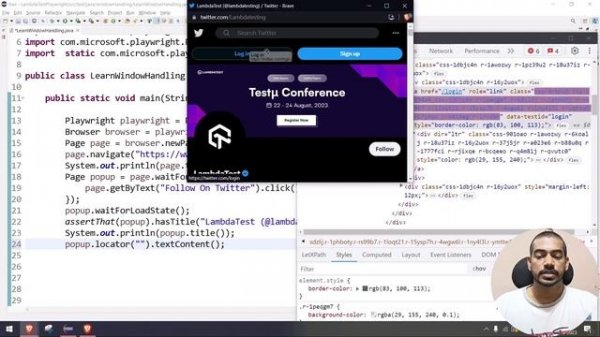 Playwright Java Tutorial ? | How To Handle Windows, Tabs, And Popups | Part VIII | LambdaTest