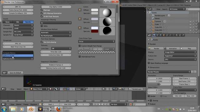 Blender Quick tip - GPU (Graphics card) rendering in Blender Cycles смотреть онлайн