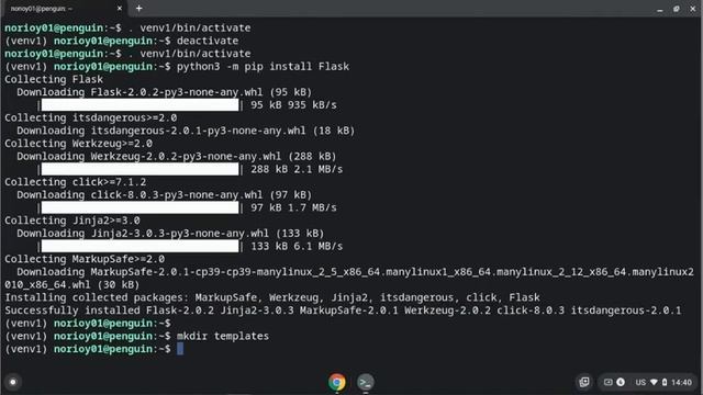 Install Flask on Chromebook Linux смотреть онлайн