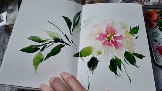 Let's Paint a Watercolor Tree Peony смотреть онлайн