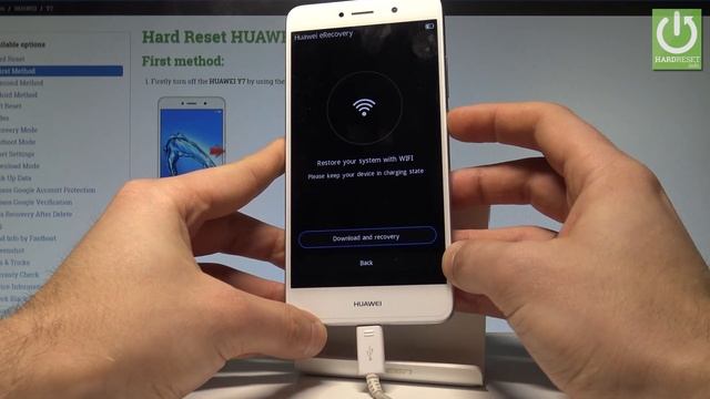 How To Open ERecovery Mode In HUAWEI Y7 |HardReset.info