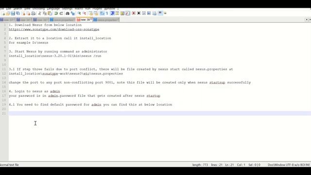 nexus 3.2 and sonatype installation, admin login and port change смотреть онлайн