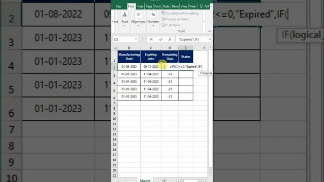 How to set Expiry date with tColour format in Excel. Status with formatting. MS Excel. Excel expert смотреть онлайн