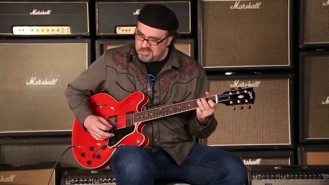 Gibson Memphis ES-335 Dot • SN: 12912720 смотреть онлайн