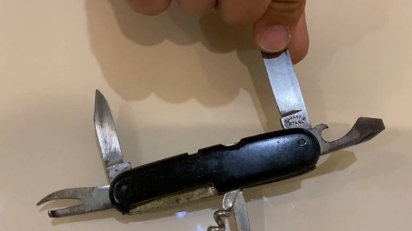 Складной нож GARANTIE STAHL - Peter Altenbaсh (1950-60 гг, Золинген Германия) Сравнение с Victorino