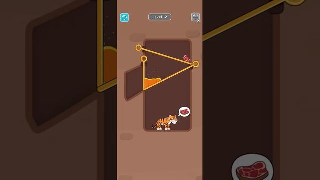 Feed The Animals - Pin Pull/ Pull The Pin Gameplay Mobile Game смотреть онлайн