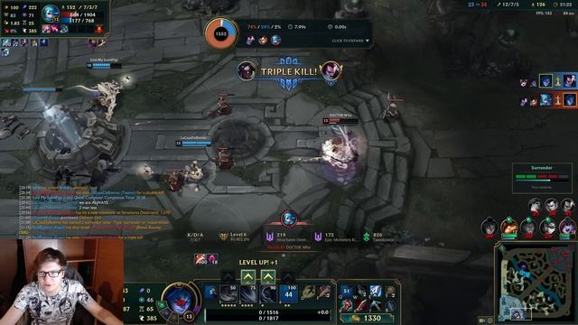 Каин (Kayn) нарезОЧКА врагов. Ваншот с Q + W????? - League of Legends смотреть онлайн