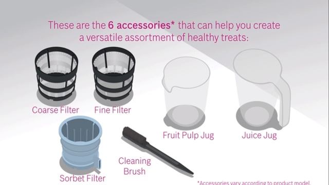 Bosch Lifestyle MESM731M 150 Watt Slow Juicer | Recipies Booklet For Juices | Youtube Video Review смотреть онлайн