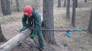 Организация и снятие перил. Движение по навесной переправе.