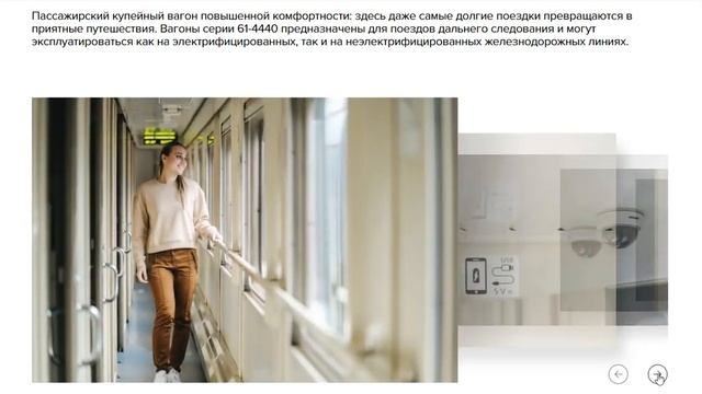 Купейный вагон | повышенной комфортности | Модель 61-4440 смотреть онлайн