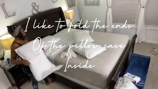 SIMPLE MASTER BEDROOM REFRESH | Blue*White*Silver | Budget Friendly#bedroom Decor Ideas#cynt’s Hous