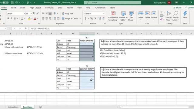 Excel section 10 1 overtime смотреть онлайн