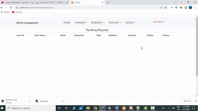 Vehicle Management System Project in PHP using jQuery Mysql Database Part 1 смотреть онлайн
