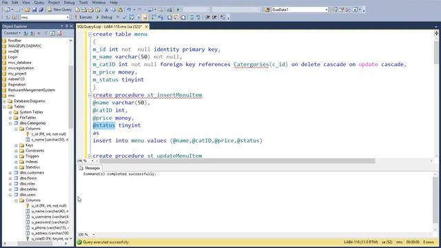 Lecture 9 : Restaurant Management System [Menu] смотреть онлайн