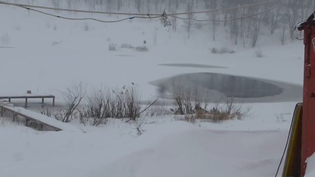 Рыбалка Зима 2018 Видеообзор попытки порыбачить 03.03.18 на прудах Белгородской области смотреть онлайн