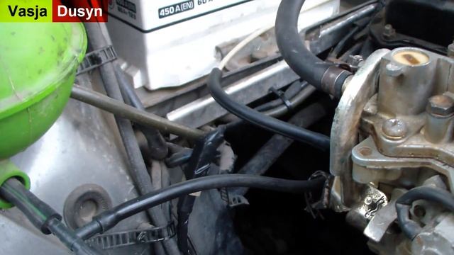 Установил карбюратор Кейхин 1  ауди 80  [ @ 2018 ]