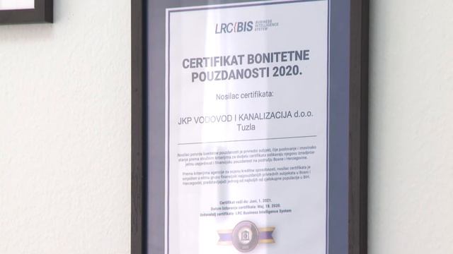 JKP "Vodovod i kanalizacija Tuzla" dodijeljeni certifikati za kvalitet i izvrsnost смотреть онлайн