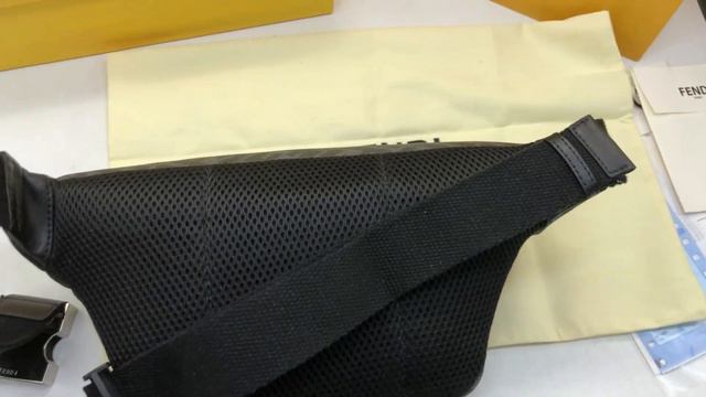 Fendi Belt Bag Gray fabric belt bag смотреть онлайн