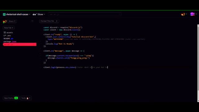 HOW TO MAKE DISCORD BOT | BASIC COMMAND PING & EMBED | #1 смотреть онлайн