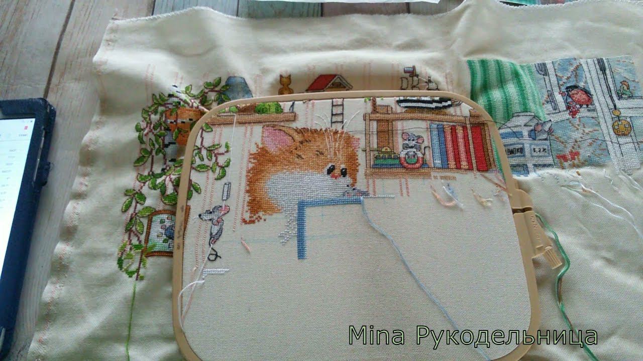 28 июля-1 августа. Зимний венок/Котик у аквариума/Дельфины/Букет роз. #вышивкакрестом смотреть онлайн