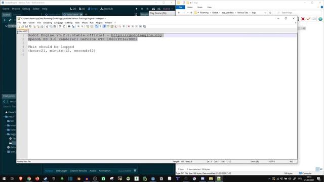 Built-in logging in Godot смотреть онлайн