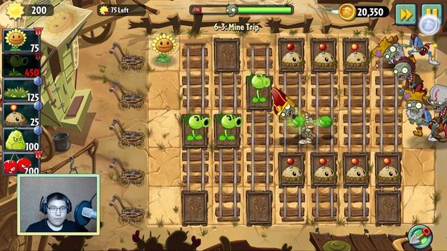 ДИКИЙ ЗАПАД | Plants Vs Zombies 2 Eclise [17] хардмод