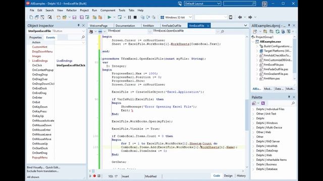 038-Import From Excel File Delphi قراءة بيانات ملف إكسل смотреть онлайн