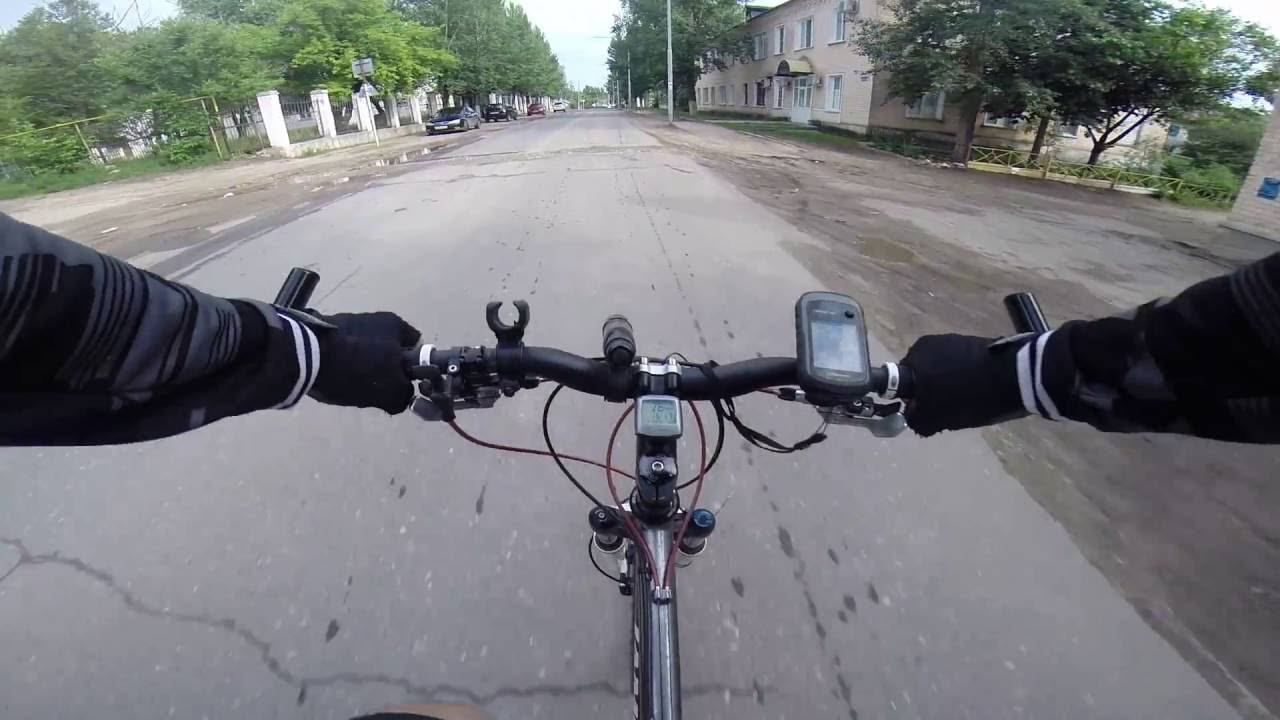 Жирновск на веолсипеде (ул.Пушкина - магазин ТОЧКА) - 13.06.2016