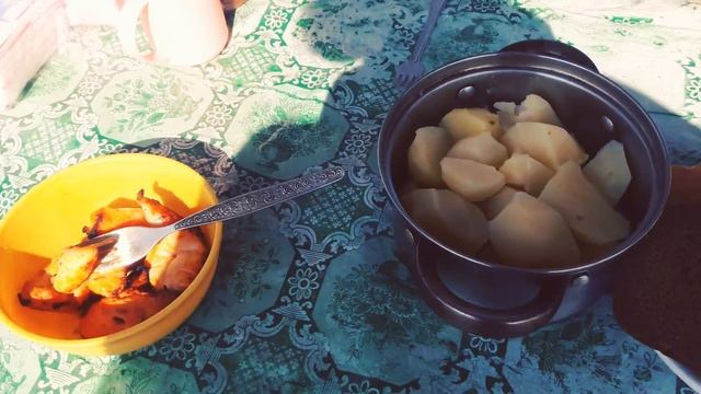 На Голубых озерах. Отдыхаем. Шашлычки. И сняли запрет на трансляции. 18.08.2018.