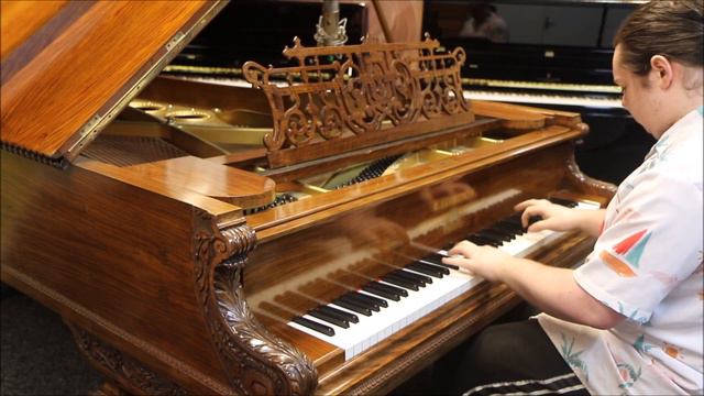 Bechstein Model D Grand Piano in walnut regency Demonstration - Concert Paraphrase on Dearly Belove смотреть онлайн