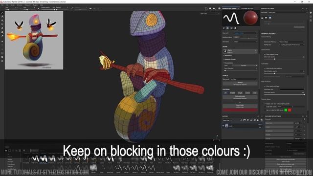 Getting Started with Handpainted Textures in Substance Painter ? смотреть онлайн
