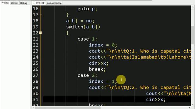 Quiz Game Project In C++ Projects With Source Code C++ Mini Projects For Beginners C++ Projects OOP смотреть онлайн
