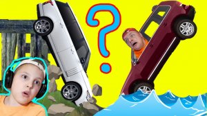 УПАЛИ с Моста и УТОПИЛИ Тачку в Озере!!! КАКАЯ Машина КРУЧЕ в Mudrunner