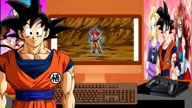 Goku Reacts To Goku Vs Sonic