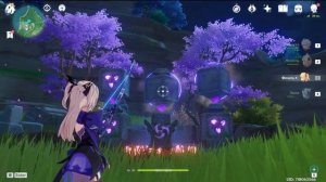 Завершите ритуал по очищению Священной сакуры | Genshin Impact