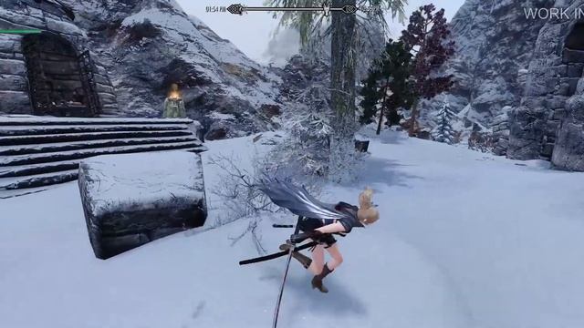 Skyrim: Jump Attack Mod, Dec 2021 Update смотреть онлайн