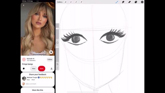 How To Draw a GIRLS Face + FREE Template Download смотреть онлайн