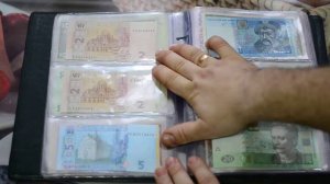 Набор банкнот Украины с 1992 по 2018 год, по подписях и годах в UNC сосояние.