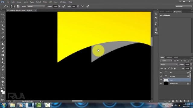 Photoshop Tutorial: How To Make 3D Effect Without Using Any 3D Material In Photoshop (IN URDU) смотреть онлайн