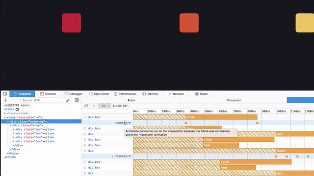 Web Animation Dev Tools in Chrome and Firefox смотреть онлайн