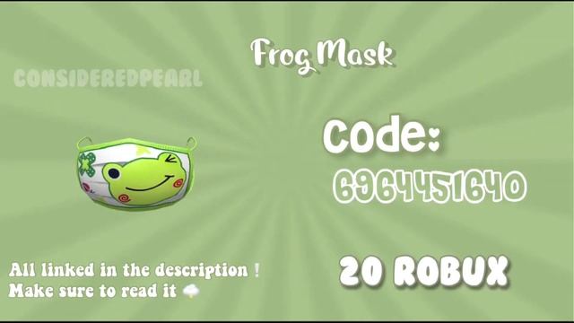 20+ Green aesthetic Roblox Accessories*CODES+LINKS!!*||ConsideredPearl смотреть онлайн