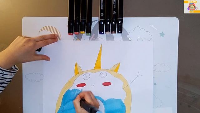 Рисуем веселый донат // Draw a cheerful donat смотреть онлайн