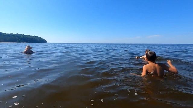 Купание в Финском заливе у Красной горки. Следующий день после юбилея. смотреть онлайн