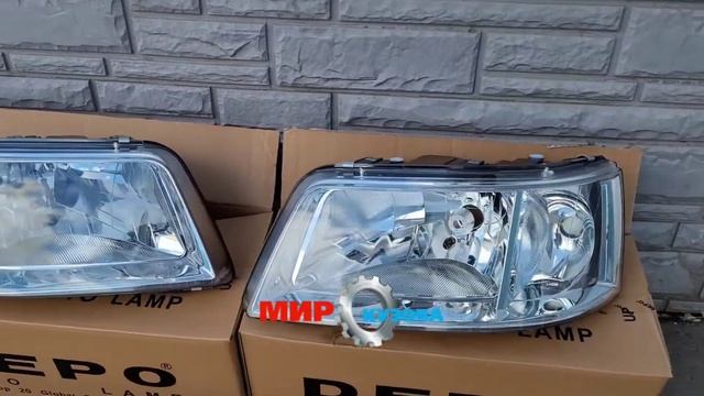 Vw Transporter T5 фары новые Depo Фольксваген Транспортер Т5 Volkswagen. МирКузова