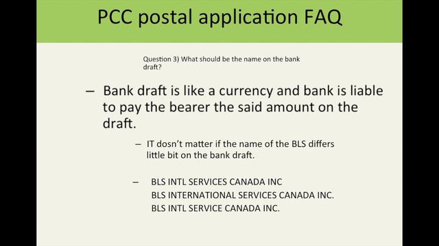 Indian PCC postal application FAQs | Frequently asked questions for Indian PCC postal application.. смотреть онлайн