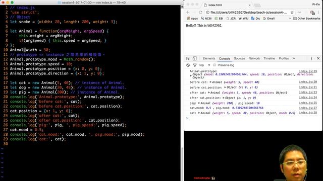 [屁眼] Javascript 教學，object (static, instance, prototype) смотреть онлайн