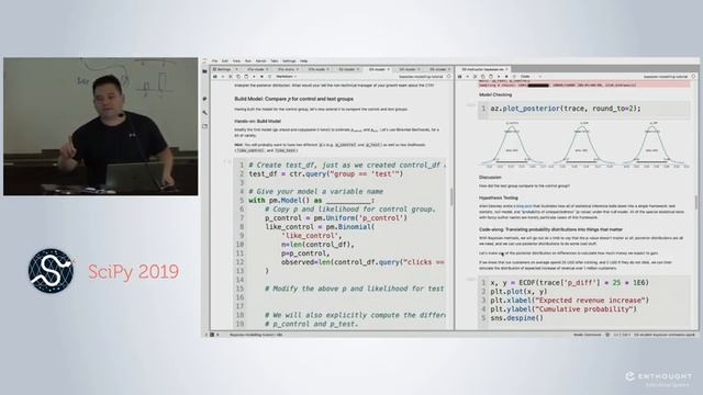 Bayesian Data Science: Probabilistic Programming | SciPy 2019 Tutorial | Eric Ma смотреть онлайн